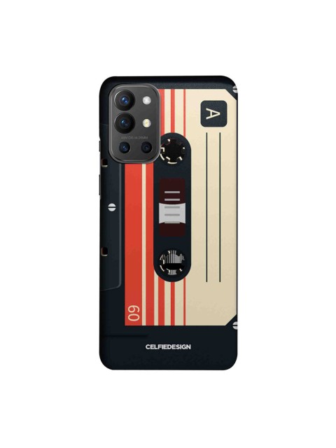 

CelfieDesign Multicoloured Casette OnePlus 9R Back Case, Multi