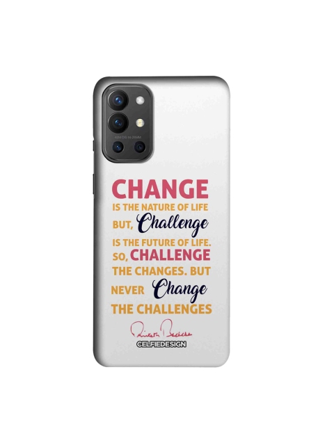 

CelfieDesign Multicoloured Challenge AB Quotes OnePlus 9R Back Case, Multi