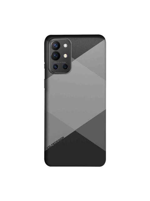 

CelfieDesign Black & Grey Criss Cross OnePlus 9R Back Case