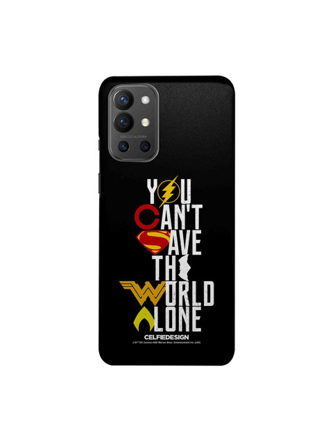 

CelfieDesign Multicoloured Justice League Motto OnePlus 9R Back Case, Multi