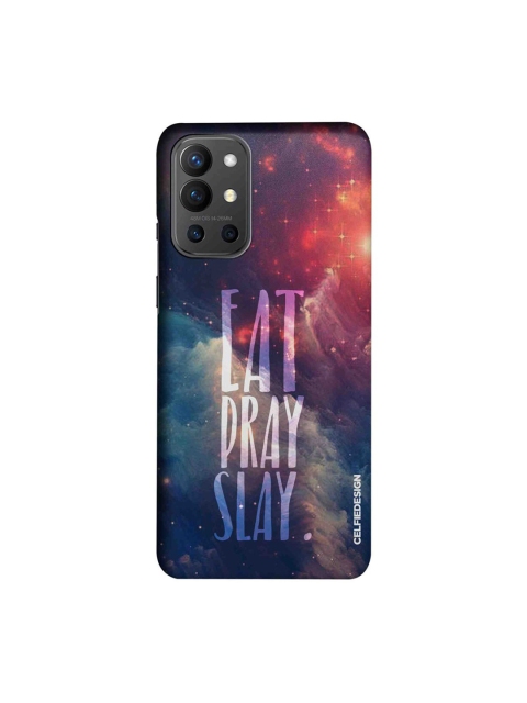 

CelfieDesign Multicoloured Eat Pray Slay OnePlus 9R Back Case, Multi