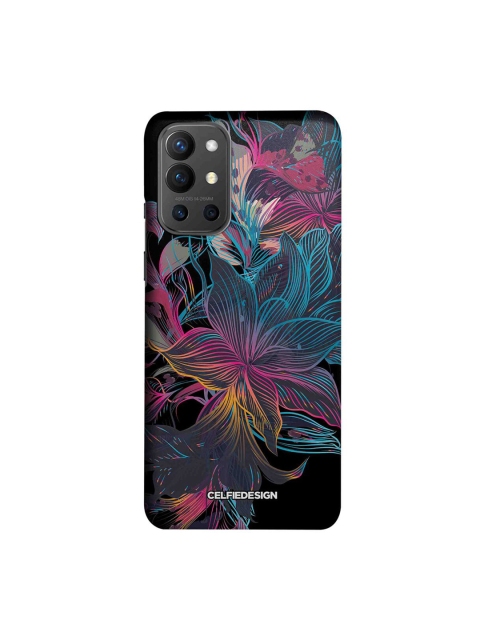 

CelfieDesign Multicoloured Neon Flowers - Slim Case for OnePlus 9R, Multi