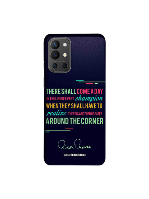 

CelfieDesign Multicoloured Champion AB Quotes - Slim Case for OnePlus 9R, Multi