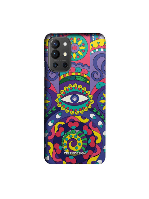 

CelfieDesign Multicoloured Humsa - Slim Case for OnePlus 9R, Multi