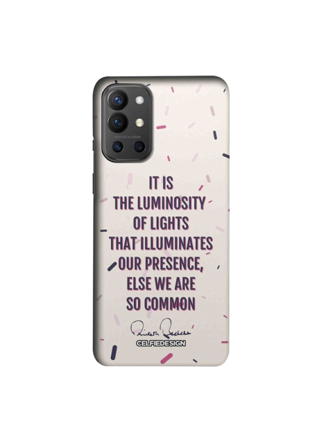 

CelfieDesign Multicoloured Presence AB Quotes - Slim Case for OnePlus 9R, Multi