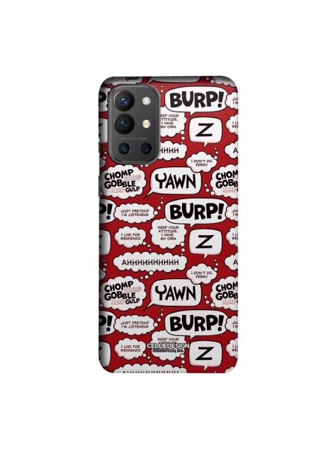 

CelfieDesign Multi-coloured Moods of Garfield Red - Slim Case for OnePlus 9R