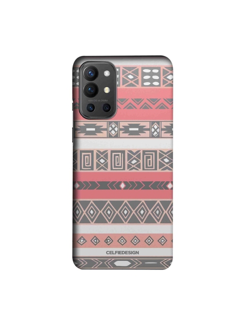 

CelfieDesign Multi-coloured Peach Aztec - Slim Case for OnePlus 9R