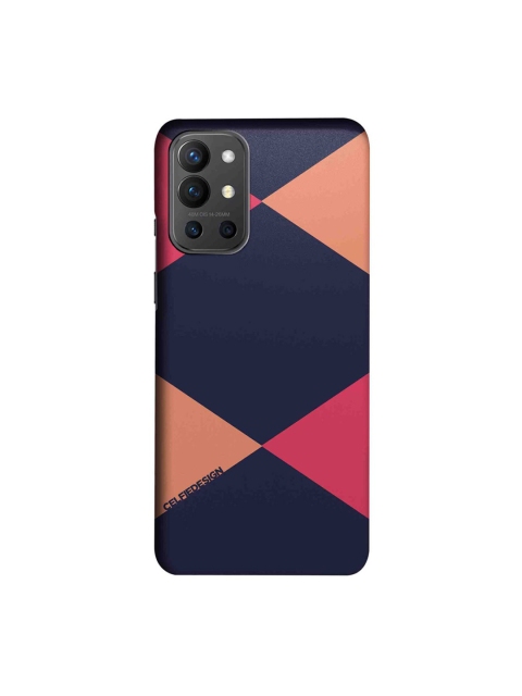 

CelfieDesign Multi-coloured Criss Cross Blupink - Slim Case for OnePlus 9R