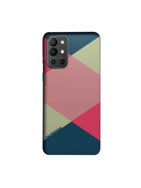 

CelfieDesign Pink & Blue Criss Cross OnePlus 9R Slim Case