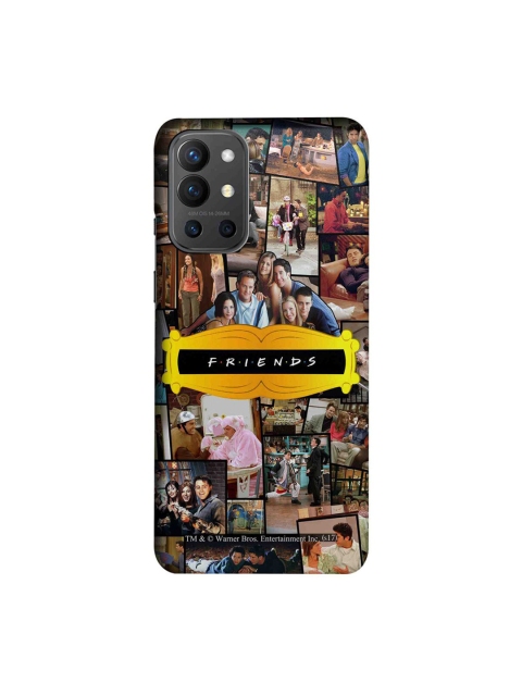 

CelfieDesign Multicoloured F.R.I.E.N.D.S Collage Quirky Printed OnePlus 9R Slim Back Cover, Multi