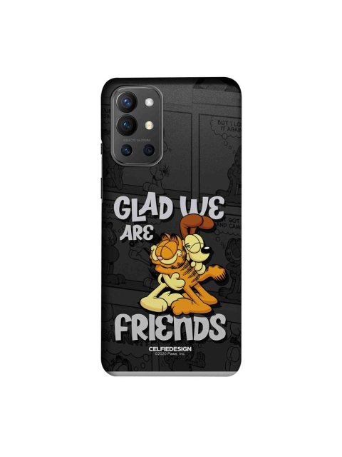

CelfieDesign Charcoal Grey Friendly Catdog Slim Case for OnePlus 9R