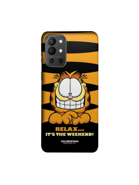 

CelfieDesign Yellow & Black Weekend Garfield Slim Case for OnePlus 9R