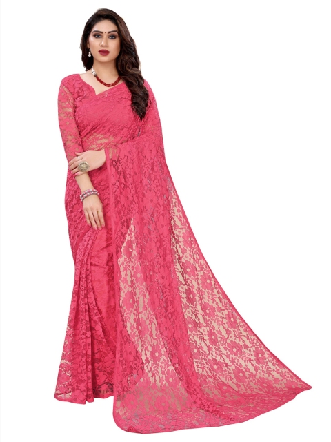 

KALINI Pink Net Saree