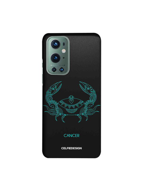 

CelfieDesign Black & Blue Cancer Print OnePlus 9 Pro Back Case