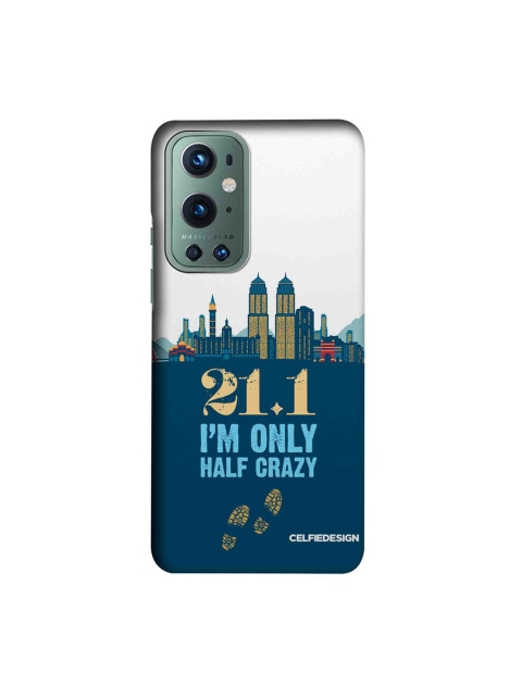 

CelfieDesign Multi-Coloured Half Crazy OnePlus 9 Pro Slim Back Case