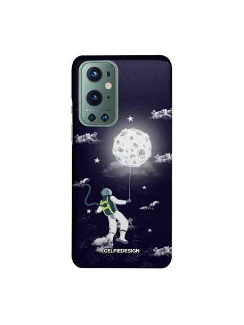 

CelfieDesign Blue & White Spaceman Printed Slim Case For OnePlus 9 Pro
