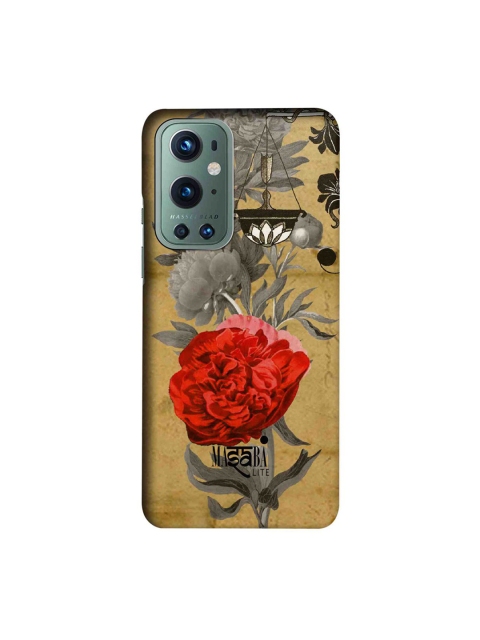 

CelfieDesign Yellow & Red Masaba Floral Scale Slim Case OnePlus 9 Pro Back Cover