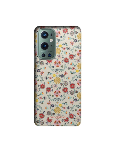 

CelfieDesign Beige Payal Singhal Spring Printed Slim Case For OnePlus 9 Pro