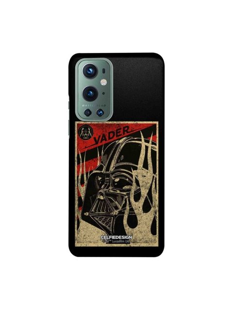 

CelfieDesign Black & Beige Vader Stamp Slim Case OnePlus 9 Pro Back Cover
