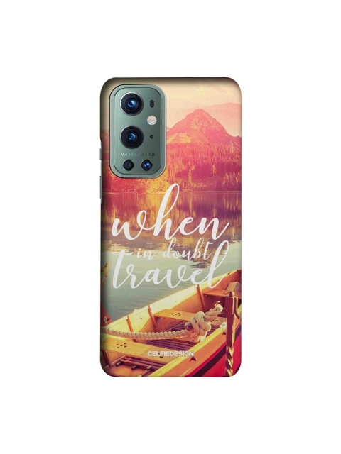 

CelfieDesign Pink When in Doubt Travel OnePlus 9 Pro Slim Case