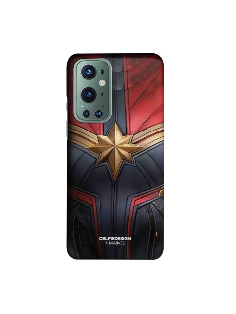 

CelfieDesign OnePlus 9 Pro Captain Marvel Print Slim Back Case, Multi