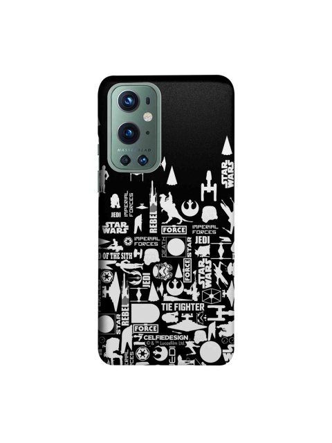 

CelfieDesign Black Star Wars Graphic Printed OnePlus 9 Pro Slim Back Case