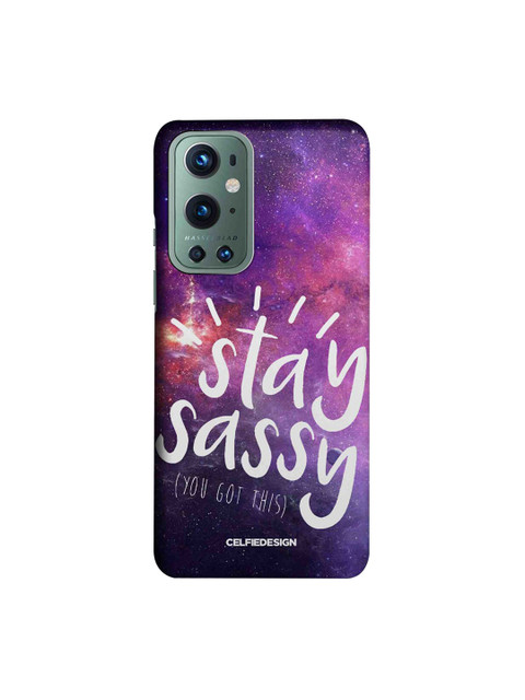 

CelfieDesign Purple Stay Sassy OnePlus 9 Pro Slim Back Case