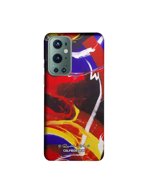 

CelfieDesign Multicoloured New World Slim Case for OnePlus 9 Pro, Multi