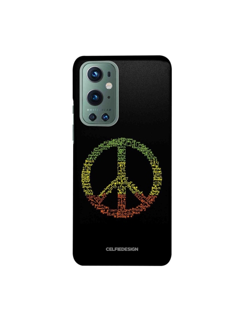 

CelfieDesign Black Symbol of Peace OnePlus 9 Pro Slim Back Case