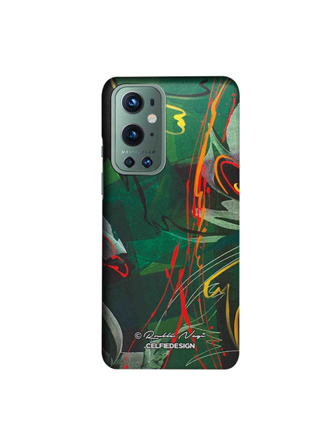 

CelfieDesign Multicoloured Strokes of Life Print OnePlus 9 Pro Back Case, Multi