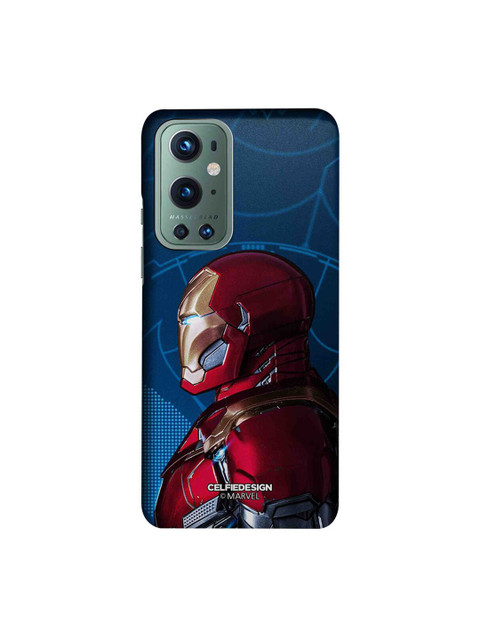 

CelfieDesign OnePlus 9 Pro Iron Man side Armor Slim Back Case, Multi