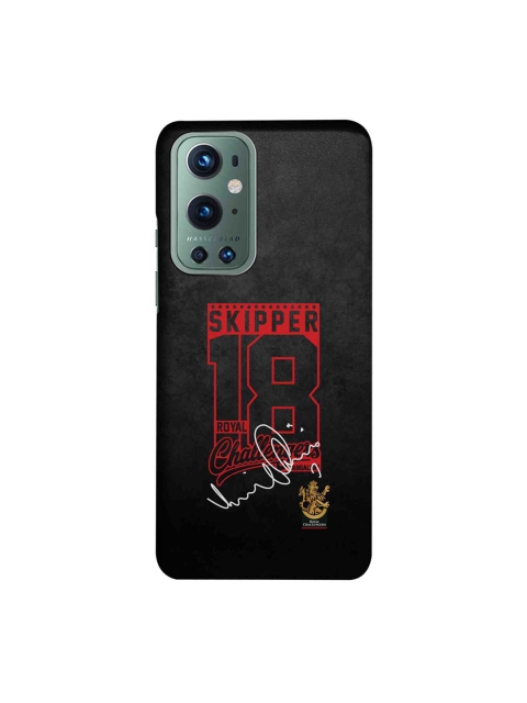 

CelfieDesign Black Autograph Virat OnePlus 9 Pro Slim Back Case