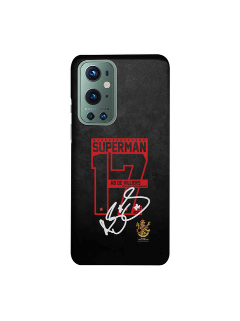 

CelfieDesign ABD Autograph Printed OnePlus 9 Pro Slim Back Case, Black