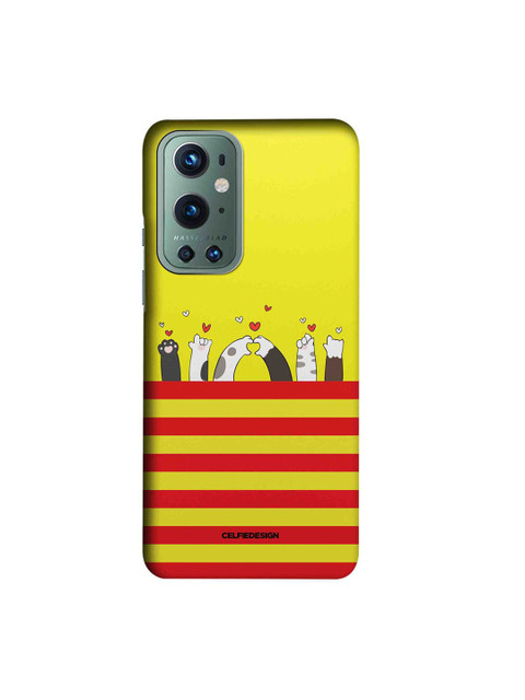 

CelfieDesign Yellow & Red Kitty Love -OnePlus 9 Pro Slim Back Case