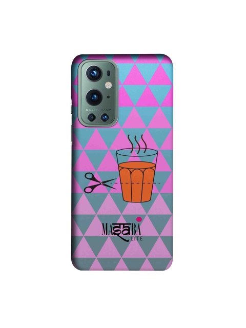 

CelfieDesign Blue & Pink Masaba Cutting Chai Printed Slim Case For OnePlus 9 Pro