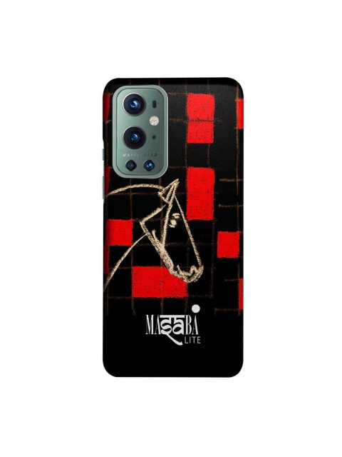 

CelfieDesign Red Masaba Checkered Horse OnePlus 9 Pro Slim Back Case
