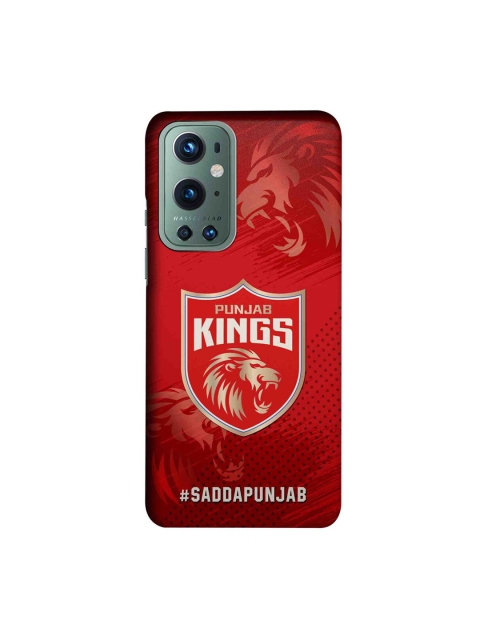 

CelfieDesign Red Punjab Kings Graphic Printed OnePlus 9 Pro Slim Back Case