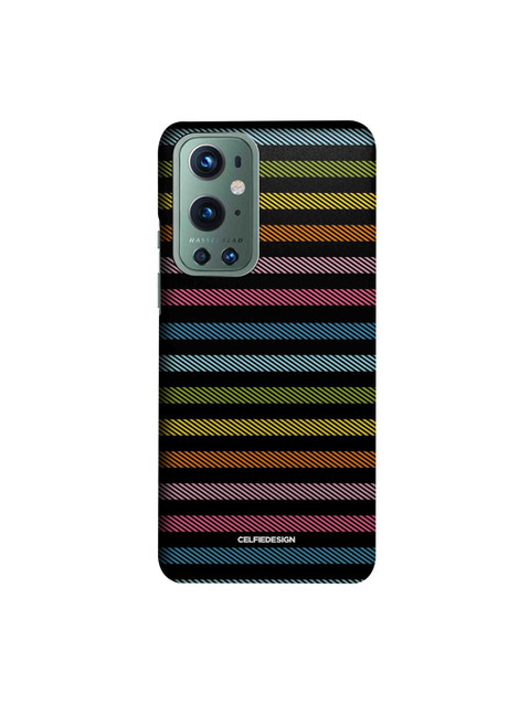 

CelfieDesign Multicoloured Stripes All The Way Slim Case OnePlus 9 Pro Back Cover, Multi