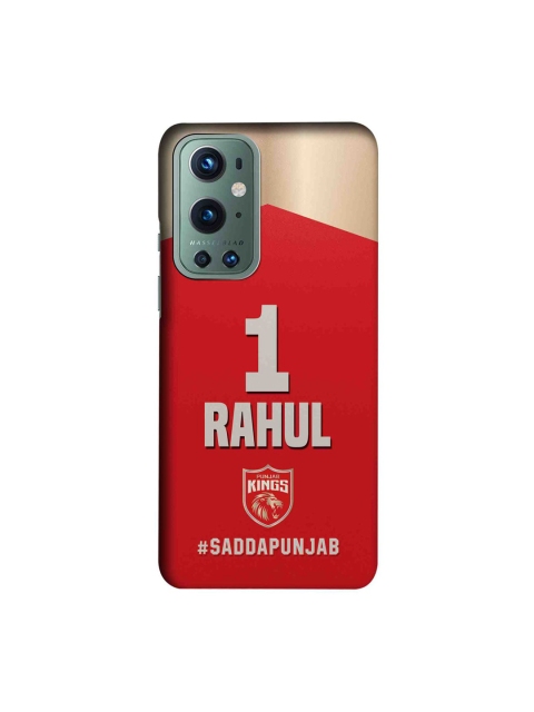 

CelfieDesign Punjab Kings Graphic Printed OnePlus 9 Pro Slim Back Case, Red