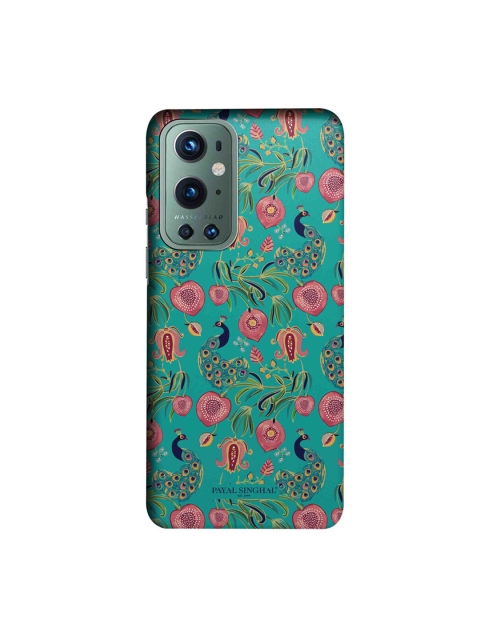 

CelfieDesign Payal Singhal Anaar and Mor Teal Slim Case for OnePlus 9 Pro