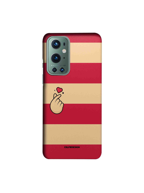 

CelfieDesign Red Korean Heart Sign OnePlus 9 Pro Slim Back Case