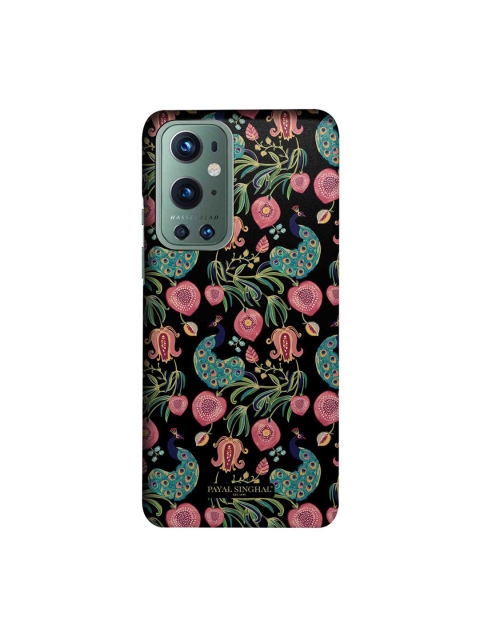 CelfieDesign Payal Singhal Anaar and Mor Black Slim Case for OnePlus 9 Pro