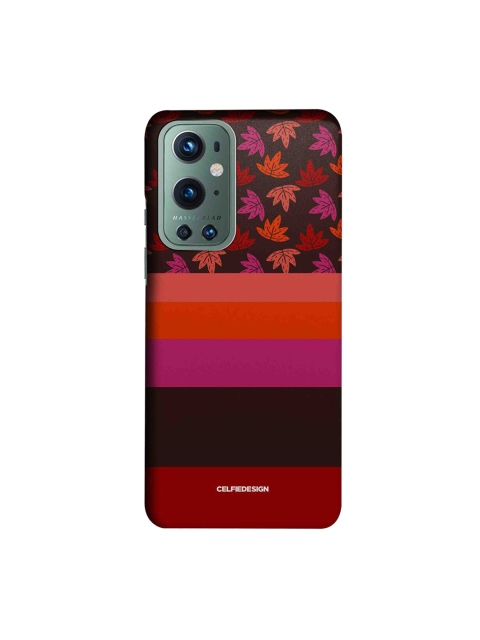 

CelfieDesign Pink & Black Printed Slim Back Case for OnePlus 9 Pro
