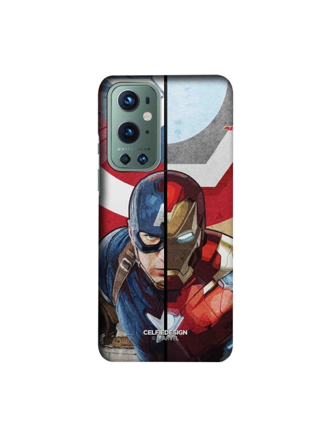 

CelfieDesign Multicoloured Man vs Machine - OnePlus 9 Pro Slim Back Case, Multi