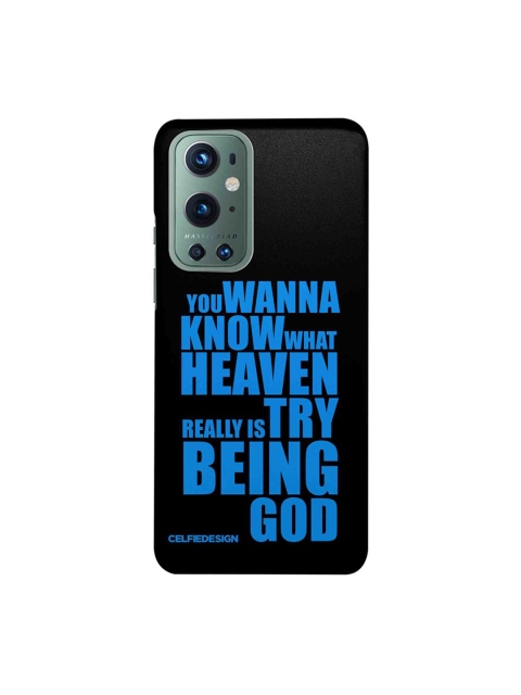 

CelfieDesign Black & Blue Printed OnePlus 9 Pro Slim Back Case