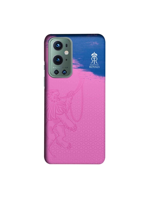 

CelfieDesign Pink & Blue Rajasthan Royals Crest Print OnePlus 9 Pro Back Case