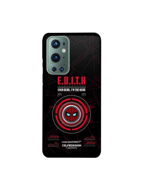 

CelfieDesign Red & Black Graphic Printed OnePlus 9 Pro Slim Back Case