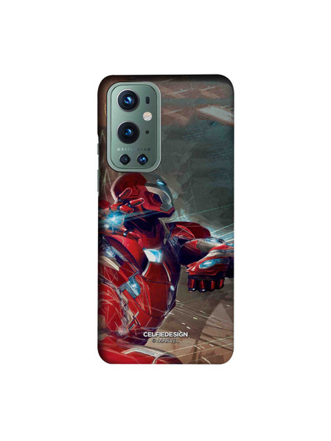 

CelfieDesign Red & Multicoloured Ironman Slim Case for OnePlus 9 Pro