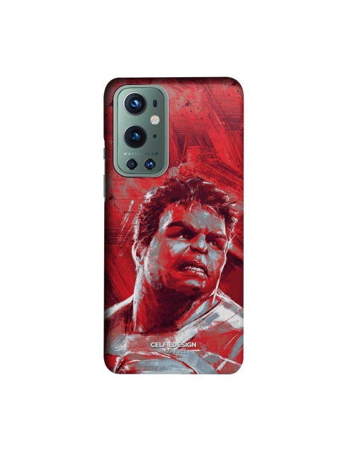 

CelfieDesign Red & Charcoal Grey Hulk Slim Back Case for OnePlus 9 Pro