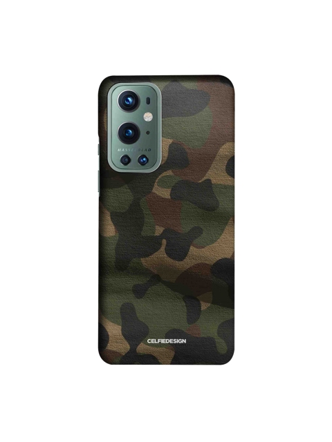 

CelfieDesign Green Camouflage Printed Slim Back Case for OnePlus 9 Pro